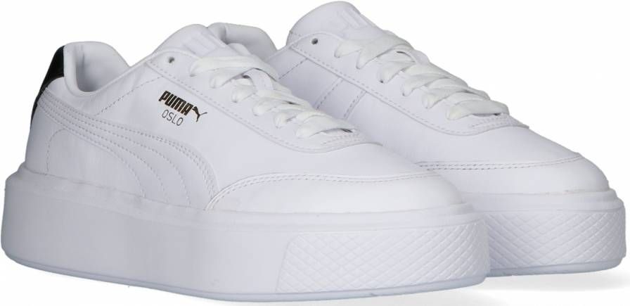 Puma Oslo Maja Dames Schoenen White Leer Synthetisch Foot Locker