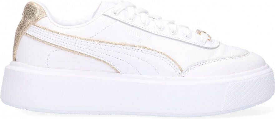 PUMA Oslo Maja Metal Wn's Lage sneakers Leren Sneaker Dames Wit