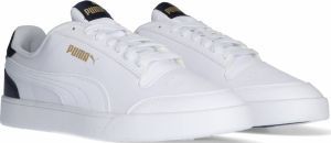 Puma Shuffle sneakers wit donkerblauw goud