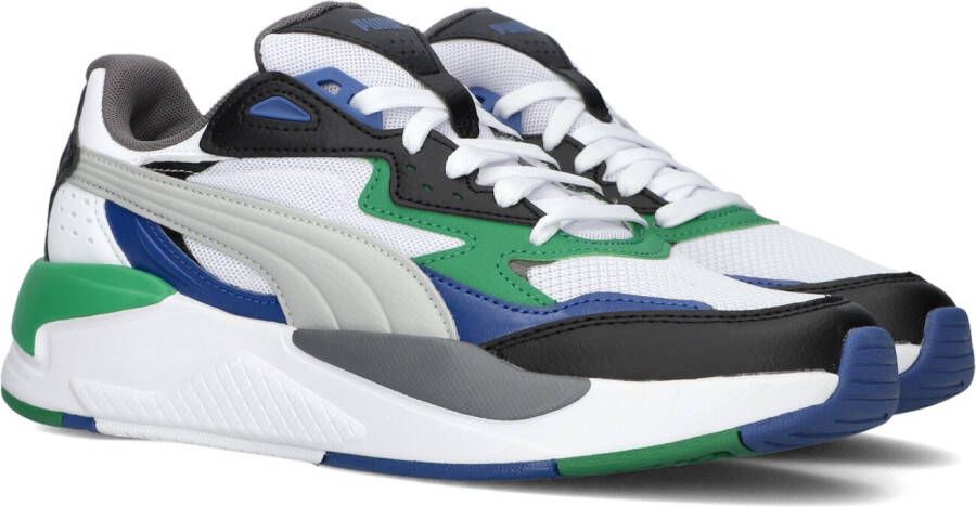 PUMA X-Ray Speed Sneakers Kids Wit Blauw Groen Grijs