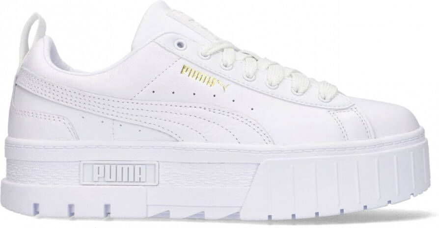 Puma Mayze Lth Wn´s Fashion sneakers Schoenen white maat: 42 beschikbare maaten:37.5 36 38.5 39 40.5 41 42