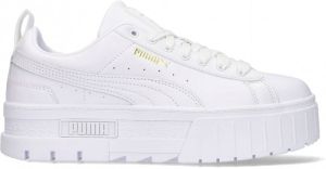 Puma Mayze Classic Womens White Schoenmaat 37+ Sneakers 384209 01
