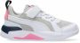 Puma X-Ray AC PS sneakers wit grijs roze donkerblauw - Thumbnail 8