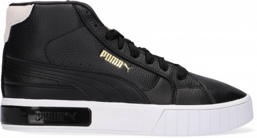 PUMA Cali Star Mid Wn Hoge sneakers Leren Sneaker Dames Zwart