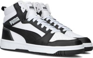 PUMA Rebound V6 Mid sneakers zwart wit Uitneembare zool
