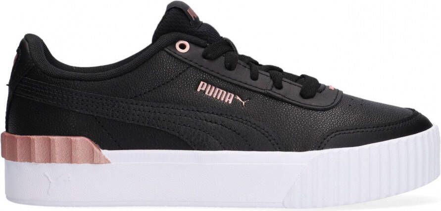 PUMA Carina Lift Metallic Pop Wns Lage sneakers Leren Sneaker Dames Zwart