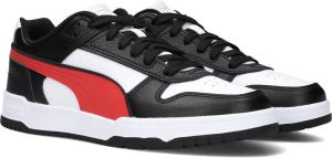 PUMA RBD Game Low Jr Unisex Sneakers White ForAllTimeRed Black Gold