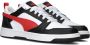 PUMA Rebound V6 Lo Jr Unisex Sneakers White-For All Time Red- Black - Thumbnail 1