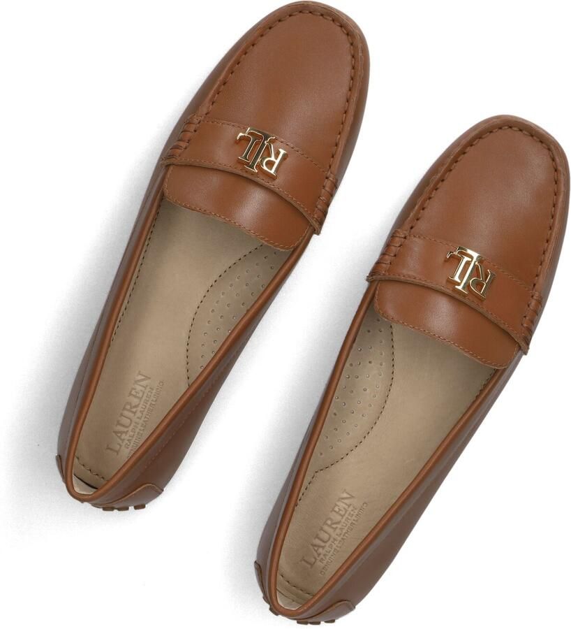 LAUREN RALPH LAUREN Barnsbury Flats Mocassins Dames Instappers Camel - Foto 2