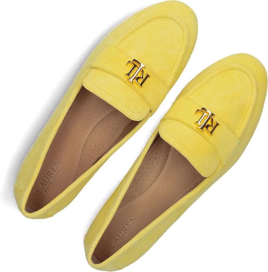 LAUREN RALPH LAUREN Loafers Dames Averi Iii Flats Maat: 40 Materiaal: Suède Kleur: Geel - Foto 2