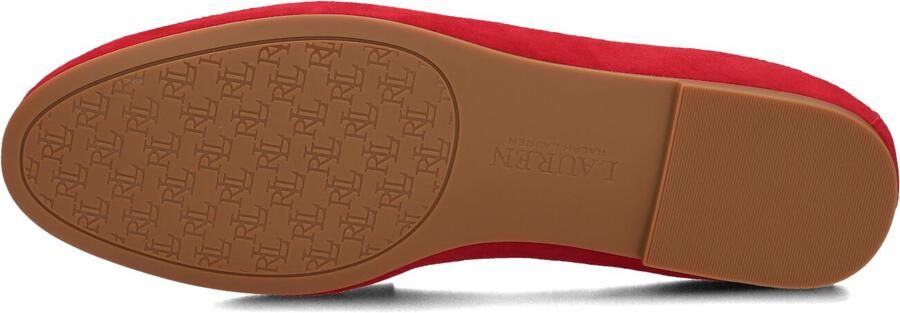 LAUREN RALPH LAUREN Loafers Dames Averi Iii Flats Loafer Maat: 42 Materiaal: Suède Kleur: Rood - Foto 3