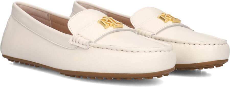 LAUREN RALPH LAUREN Barnsbury Flats Driver Loafers Dames Instappers Wit
