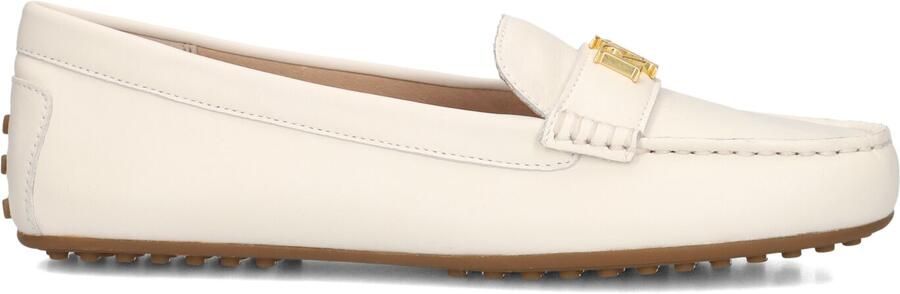 LAUREN RALPH LAUREN Barnsbury Flats Driver Loafers Dames Instappers Wit - Foto 5