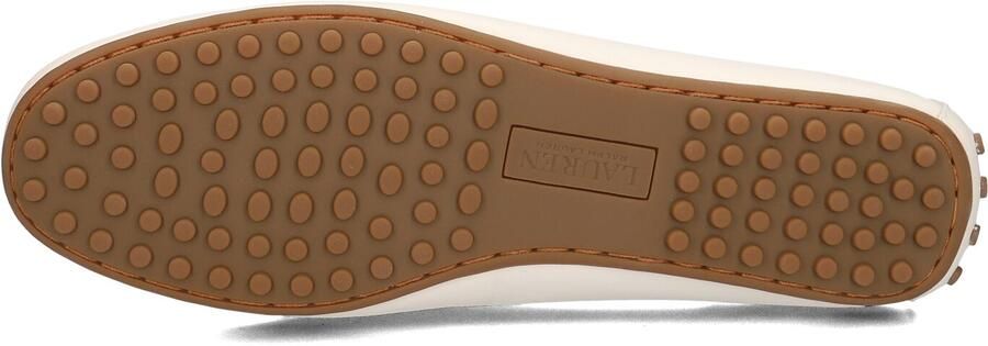 LAUREN RALPH LAUREN Barnsbury Flats Driver Loafers Dames Instappers Wit - Foto 3