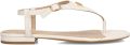 LAUREN RALPH LAUREN Dames Everley 2 Flat Sandal Textiel Wit - Wit
