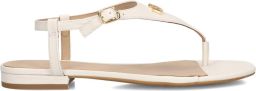 LAUREN RALPH LAUREN Dames Everley 2 Flat Sandal Textiel Wit