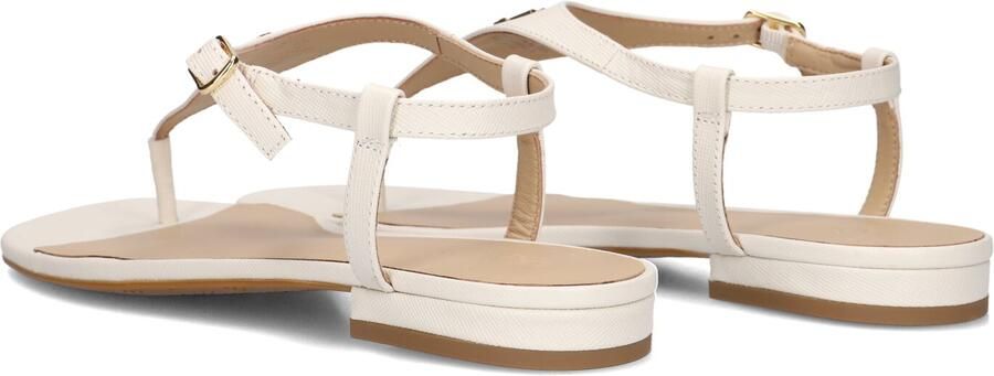 LAUREN RALPH LAUREN Dames Everley 2 Flat Sandal Maat: 38 Materiaal: Textiel Kleur: Wit - Foto 4