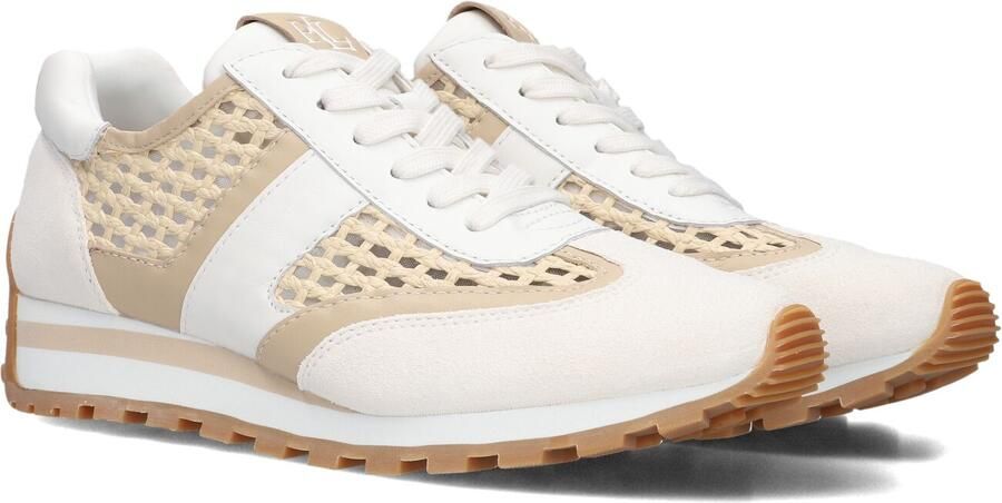 LAUREN RALPH LAUREN Lage Sneakers Dames Dani Low Top Lace Leer Wit - Foto 2