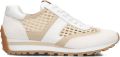 LAUREN RALPH LAUREN Lage Sneakers Dames Dani Low Top Lace Leer Wit - Wit