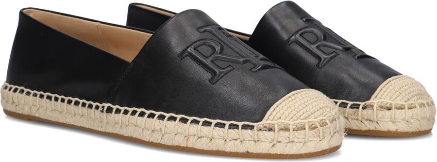 LAUREN RALPH LAUREN Espadrilles Dames Cameryn Lg 2 Maat: 42 Materiaal: Leer Kleur: Zwart