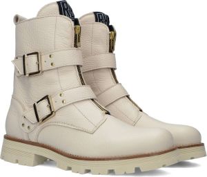 Bruin Tinten 11216 Biker boots Meisjes Beige