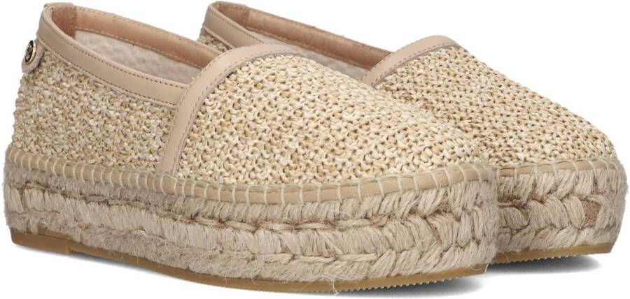 RED-RAG Espadrilles Dames 78182 Maat: 42 Materiaal: Papierstro Kleur: Beige