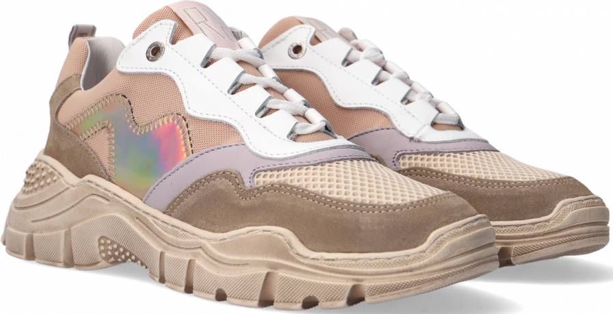 Red-Rag 13042 Lage sneakers Leren Sneaker Meisjes Beige