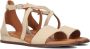 Red-Rag Bruin Tinten 79610 Sandalen Dames Beige - Thumbnail 1