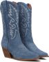 RED-RAG Cowboylaarzen Dames 77424 Maat: 40 Materiaal: Suède Kleur: Blauw - Thumbnail 1
