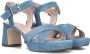 RED-RAG Sandalen Dames 78560 Maat: 42 Materiaal: Suède Kleur: Blauw - Thumbnail 1