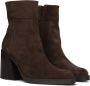 Red-Rag 77384 Enkellaarsjes Enkelboots met rits Dames Bruin - Thumbnail 1