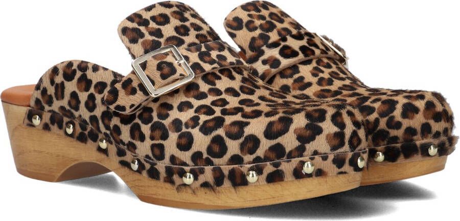 RED-RAG Clogs Dames 79608 Maat: 37 Materiaal: Ponyhair Kleur: Bruin