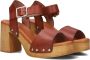 RED-RAG Sandalen Dames 79568 Maat: 40 Materiaal: Leer Kleur: Cognac - Thumbnail 1