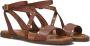 RED-RAG Sandalen Dames 79658 Maat: 40 Materiaal: Leer Kleur: Cognac - Thumbnail 1
