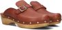 RED-RAG Clogs Dames 79566 Maat: 36 Materiaal: Leer Kleur: Cognac - Thumbnail 1