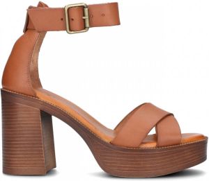 MW RED-RAG Cognac Hak Sandalen | Red-Rag 79326