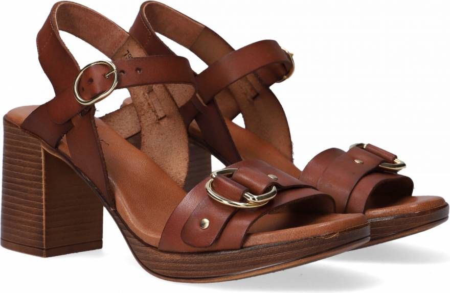 binnenvallen Vakantie Begroeten Red-Rag Red Rag 79360.0 Sandalen Dames Cognac - Schoenen.nl