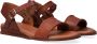 Red-Rag Red Rag Sandalen Dames Damesschoenen Leer Sleehak hoogte 4 cm 79370 Cognac - Thumbnail 1