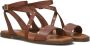 RED-RAG Sandalen Dames 79658 Maat: 40 Materiaal: Leer Kleur: Cognac - Thumbnail 1