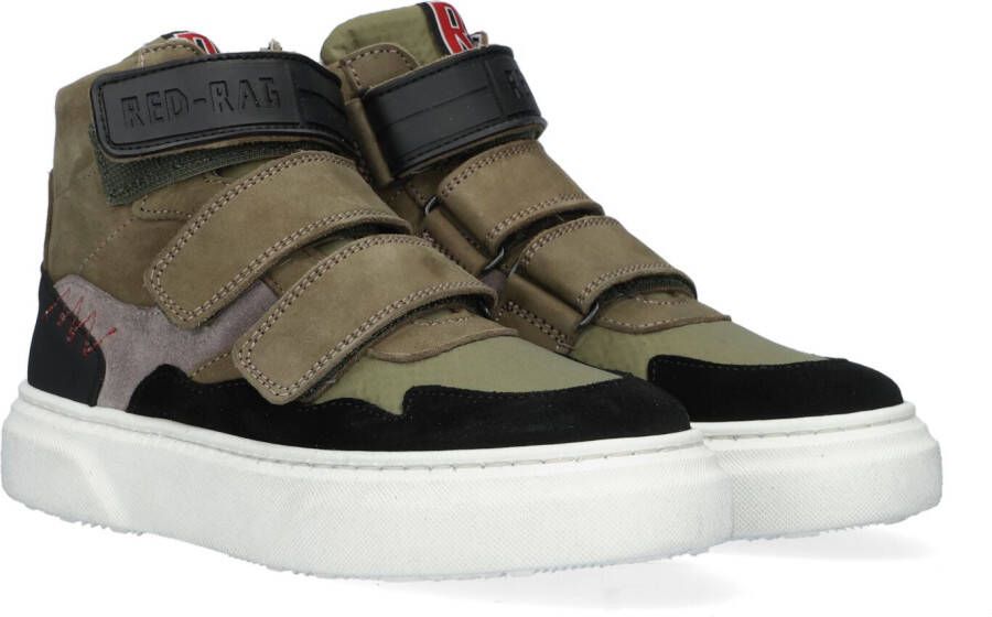 Red-Rag Groene Hoge Sneaker 13499