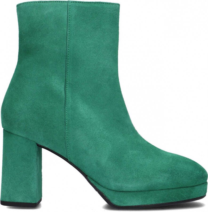 Red-Rag Red Rag 78236 Enkellaarsjes Enkelboots met rits Dames Groen