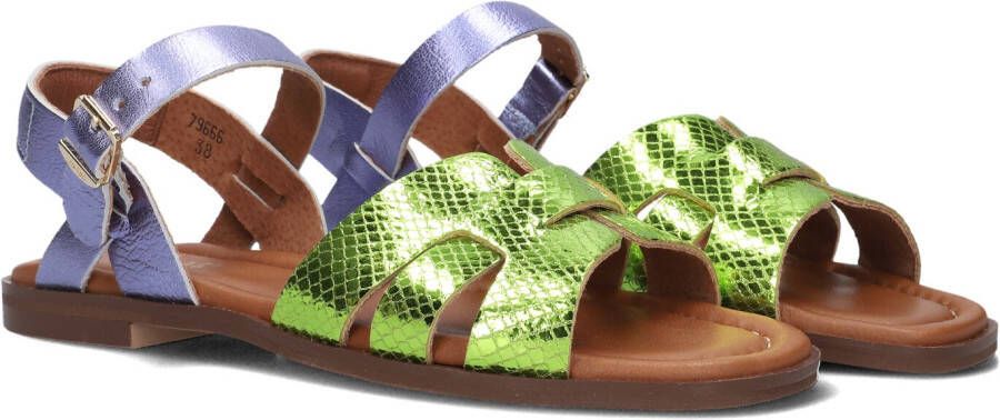 RED-RAG Sandalen Dames 79666 Maat: 38 Materiaal: Leer Kleur: Paars