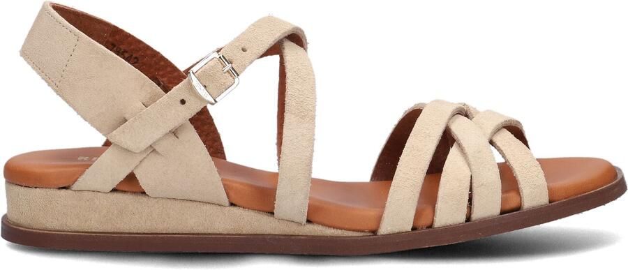 RED-RAG Sandalen Dames 79542 Tiny Wedge Maat: 35 Materiaal: Suède Kleur: Beige - Foto 4