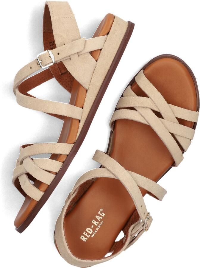 RED-RAG Sandalen Dames 79542 Tiny Wedge Maat: 35 Materiaal: Suède Kleur: Beige