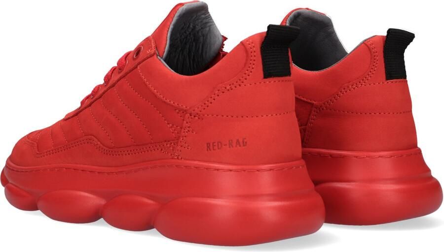 Red-Rag Jongens Veterschoenen & Klitteband Red rag 13541 424 Red Nubuck Rood - Foto 2