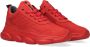 Red-Rag Jongens Veterschoenen & Klitteband Red rag 13541 424 Red Nubuck Rood - Thumbnail 1