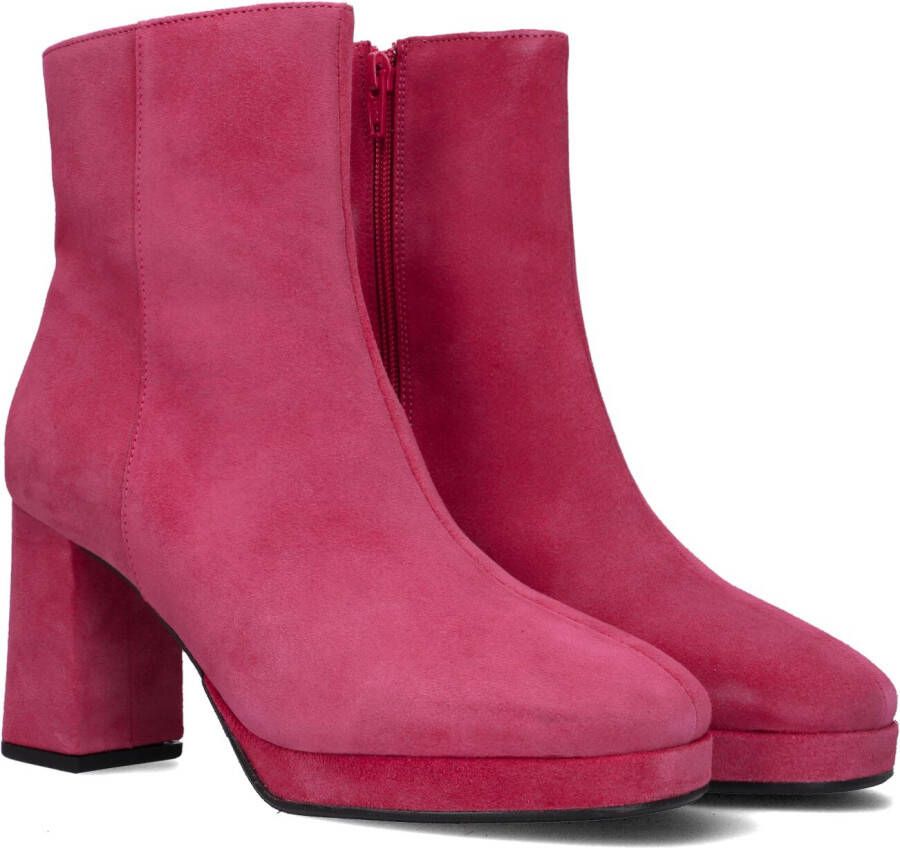 Red-Rag Red Rag 78236 Enkellaarsjes Enkelboots met rits Dames Roze