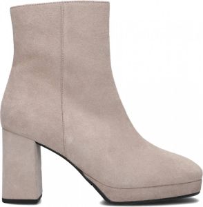 Red-Rag Red Rag 78236 Enkellaarsjes Enkelboots met rits Dames Taupe