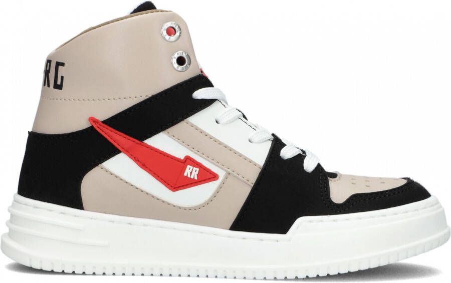 Red-Rag 13575~~~~~~~~~~~~~~~~~~~~~~~~~ JongensHalf-hoogKindersneakers Wit beige