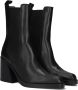 Red Rag Dames Chelsea laarzen Stijlvol Leer Black Dames - Thumbnail 1